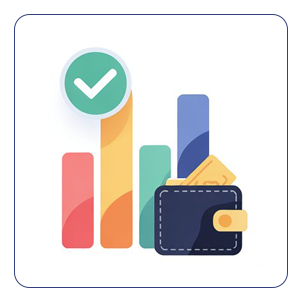 Fee tracking and reporting dashboard