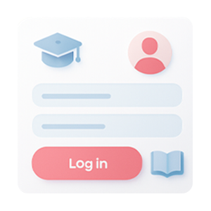 Student login and registration